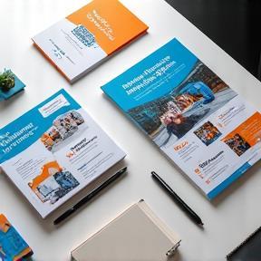 Designed marketing materials for a brand campaign